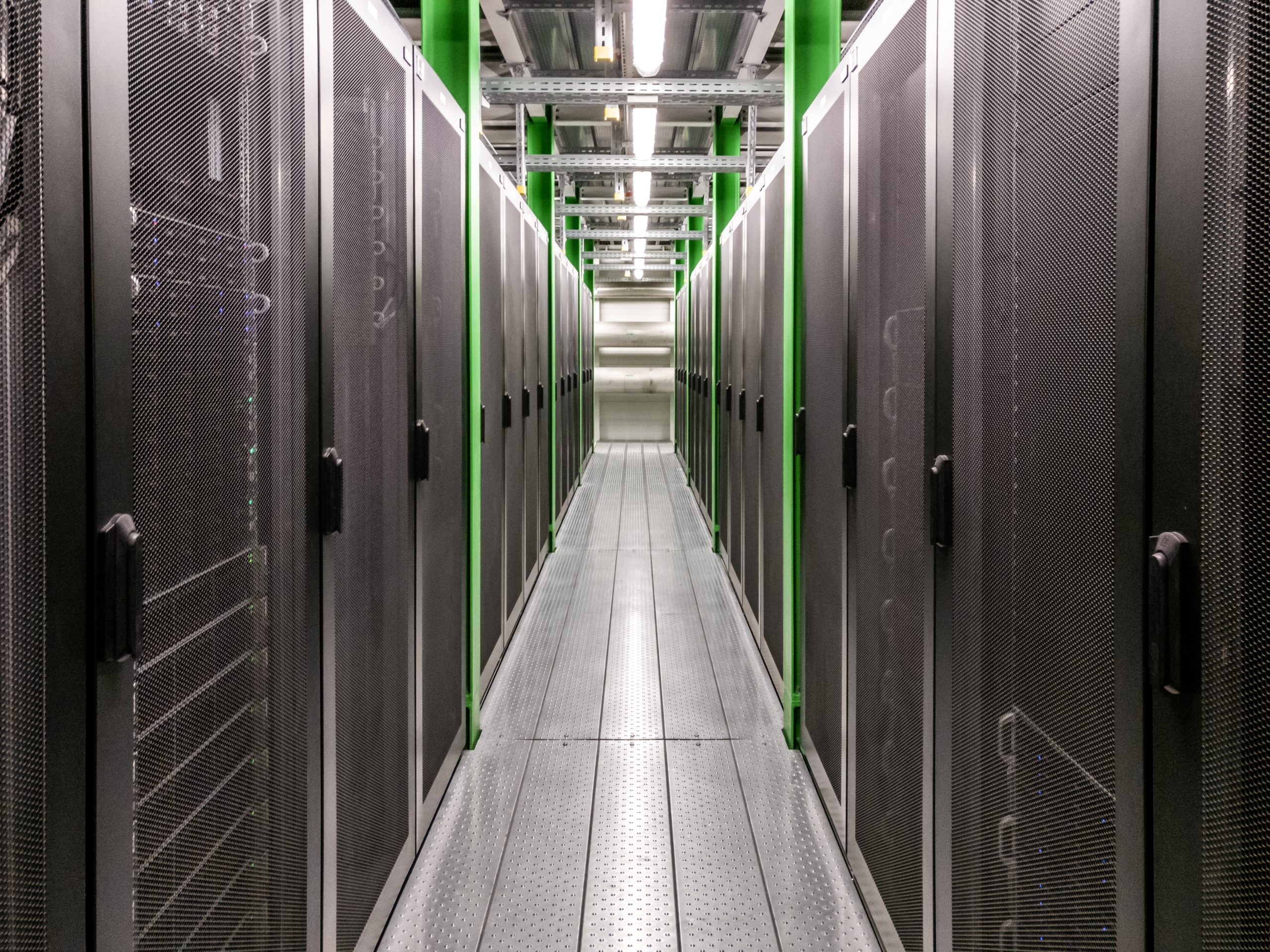 Corridor server room data center